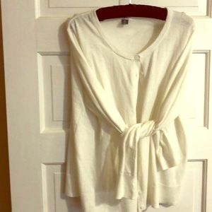 Old navy white cardigan